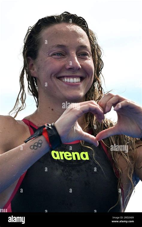 Fukuoka Japan Th July Leonie Beck Of Germany Celebrates