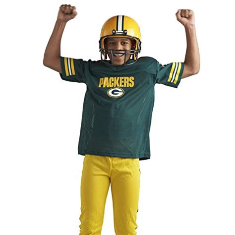 Franklin Sports NFL Green Bay Packers Deluxe Youth Uniform Set, Small