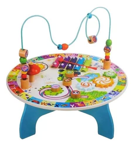 Mesa De Juegos Bebe Multifunción Madera Educativa Didáctica Cuotas