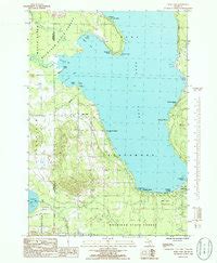 Hi Res Interactive Map Of Burt Lake Cheboygan County MI In 1986