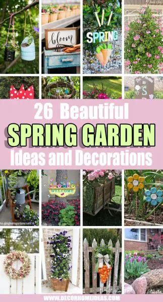 26 Best Spring Garden Ideas and Decorations for 2025| Decor Home Ideas