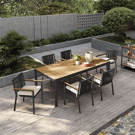 Sorrento Outdoor Dining Table With 6 Chairs Castlery In 2024