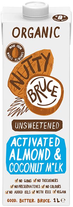 Nutty Bruce Almond Coconut Milk Drink Bruce United Kingdom