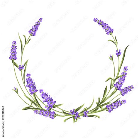 Lavender Wreath Clipart 9420993 Png Clip Art Library