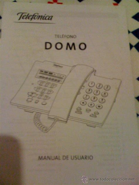 Manual de usuario de teléfono domo de telefónic Vendido en Venta