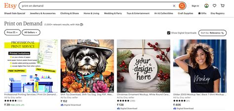 Etsy A Print On Demand Platform For All Business Sizes