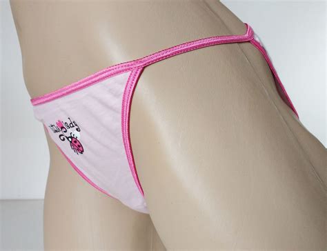 Tammy Girls Yrs Marshmallow Pink String Bikini Panties Poss