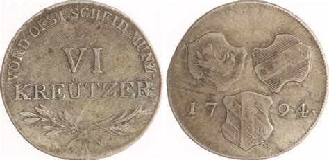 Österreich 6 Kreuzer 1794 A Franz II I 1792 1835 Sehr schön MA Shops