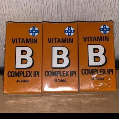 Jual Vitamin B Complex Ipi 45 Tablet Shopee Indonesia