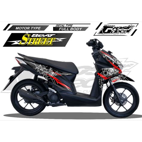 Jual Decal Sticker Beat Street New Full Body Free Custom