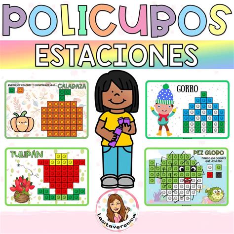 Policubos Estaciones Oto O Invierno Primavera Verano