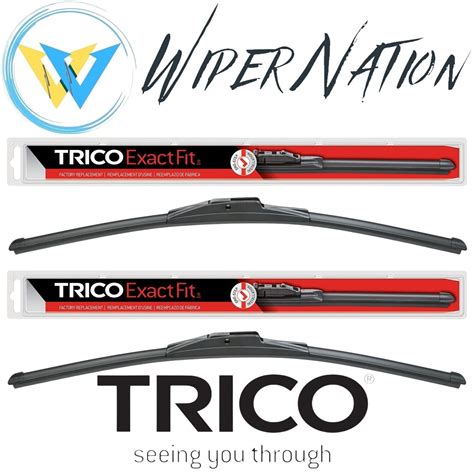 Trico Exact Fit Beam Windshield Wiper Blades Front Pcs Set For