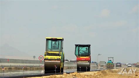 Reconstruction Of Baku Guba Russia State Border Road Is Underway