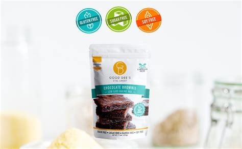 Good Dee S Chocolate Brownie Mix Keto Baking Mix Sugar Free Gluten Free Grain Free Nut