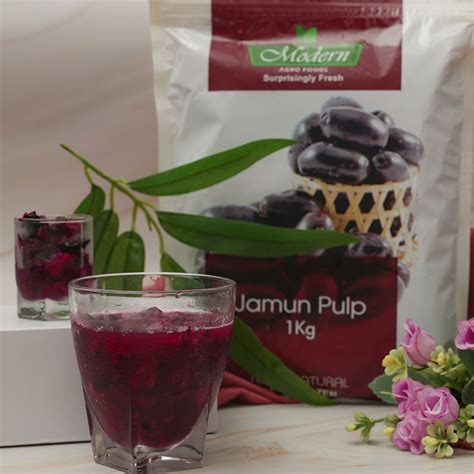 Frozen Jamun Pulp Modern Foods