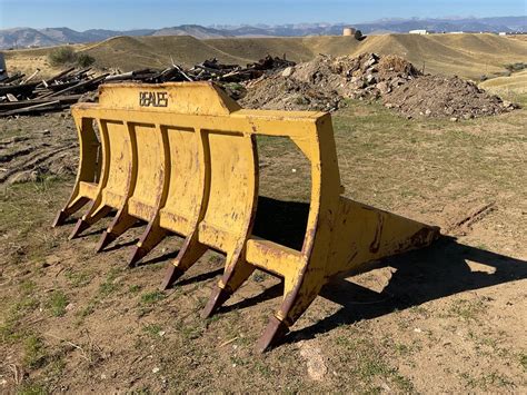 Beales Brush Dozer Blade Root Rake Bigiron Auctions