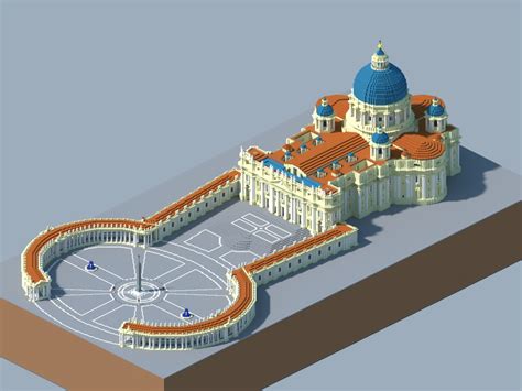 Petersdom St Peters Basilica Minecraft Map