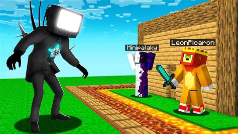 Titan Tv Man Mutante Vs La Casa Más Segura De Minecraft 😱📺 Minipalaky