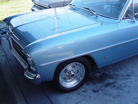 1966 Mist Blue Nova 1966 Nova With Superslot Weld Wheels F Grumpyj