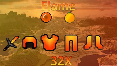 Flame 32x PvP Texture pack By NeraticYoutube Minecraft Texture Pack