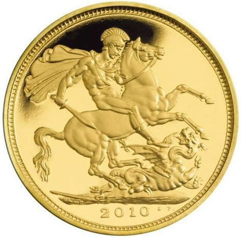 St George And The Dragon Full Sovereign Gold Proof Coin