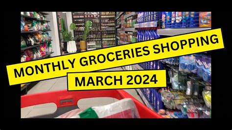 Monthly Grocery Shopping In Nigeria [e Don Red March 2024] Youtube