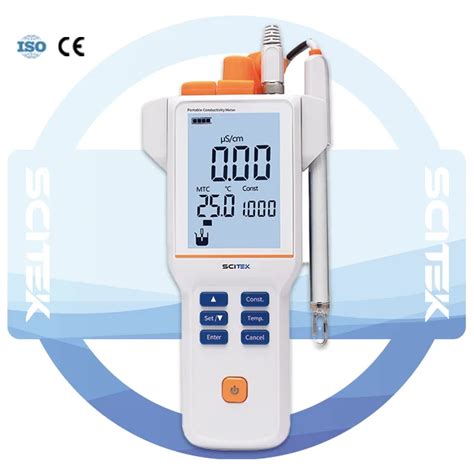 Scitek Portable Ec Meter 0 00 Us Cm To 200 Ms Cm Conductivity Meter For