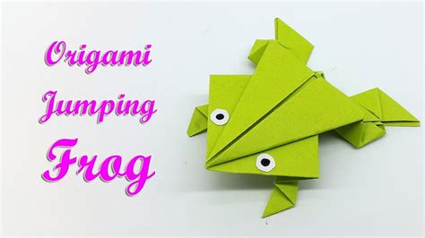 Origami Frog That Jumps Easy How To Make A Paper Frog Step By Step Pap Origami Frog