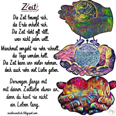 Zeitumstellung Zeit Umstellen Spruch Gedicht Von Nicole Sunitsch Artofit