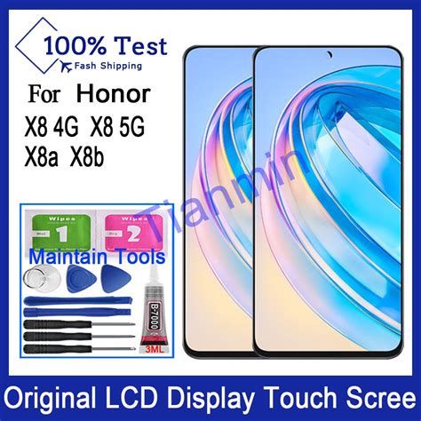 Honor X8 4G X8 5G X8a X8b LCD Original Touch Screen Assembly