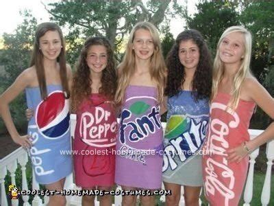 Coolest Homemade Soda Can Group Halloween Costume