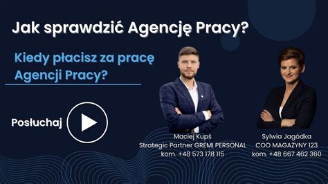 Magazyny I Gremi Personal Jak Sprawdzi Agencj Pracy Youtube