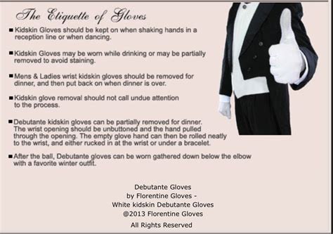 Etiquette of Gloves | Fashion gloves, Kidskin, Debutante gloves