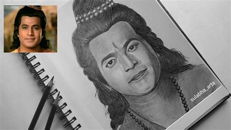 Lord Sri Ram Sketch Ll Sulabha Arts Youtube