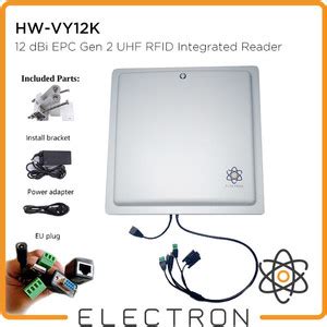 Jual HW VY12K UHF RFID Integrated Reader Writer Long Range 12dBi EPC