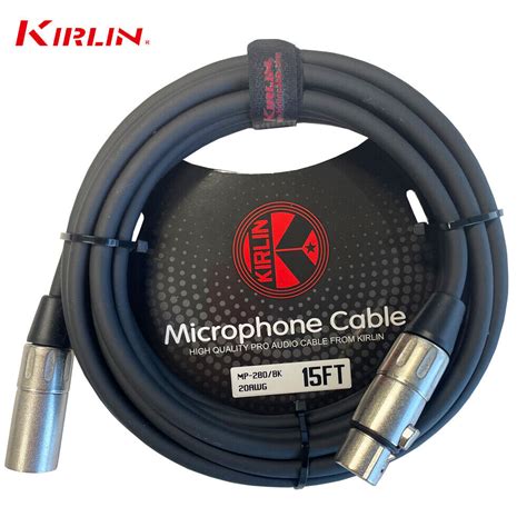 Kirlin Ft Pin Xlr Male To Female Awg Microphone Cable Mp