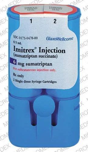 Imitrex Injection At Best Price In Omalpur By Mc Pharmaceutical Limited Id 8309421333