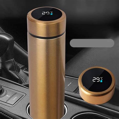 NNS Digital Thermometer Tumbler LED Digital Smart Thermos Bottle Flask