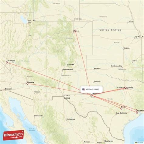 Direct flights from Austin - 90 destinations - AUS, USA - Directflights.com