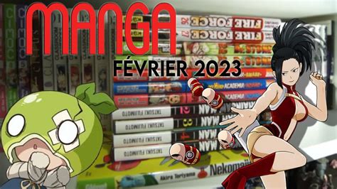 Lectures manga du mois février 2023 YouTube