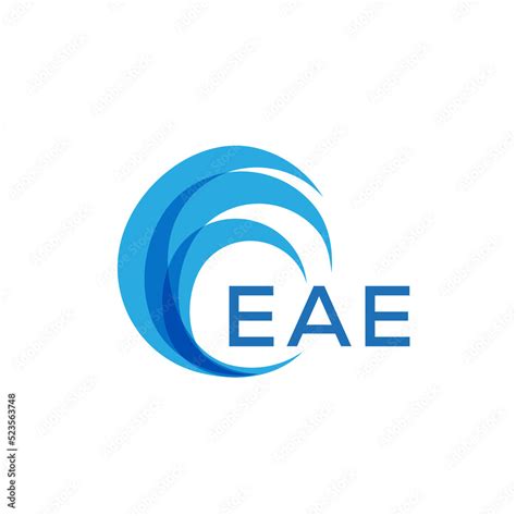 eae letter logo eae blue image  white background eae monogram logo