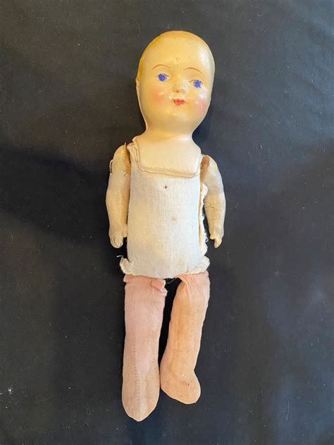 Vintage Composition Boy Doll Etsy