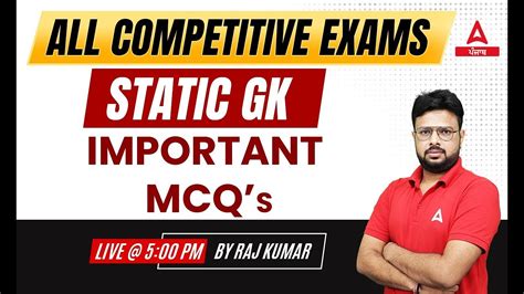 Important Mcqs Static Gk Classes For Psssb Vdo Clerk Cooperative