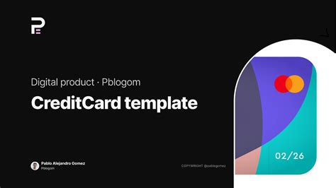 Credit Card Template Figma