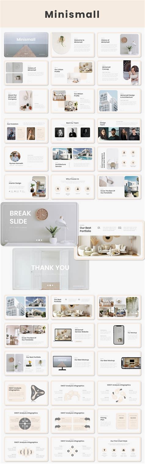 Minismall – Minimalist Business PowerPoint Template