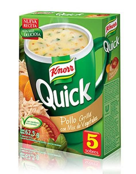 Sopa Knorr Quick Pollo 5 Sobres — El Clon