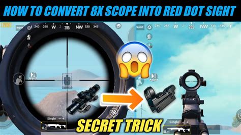 How To Convert X Scope Into Red Dot Secret Trick Working