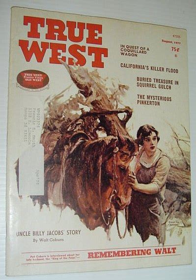 True West Magazine August 1977 De Multiple Contributors Good Single