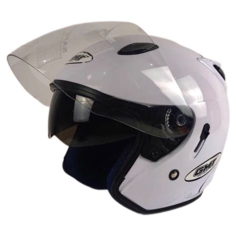 Jual Helm Sepeda Motor Half Face Double Visor Gmt Original Helm Pria