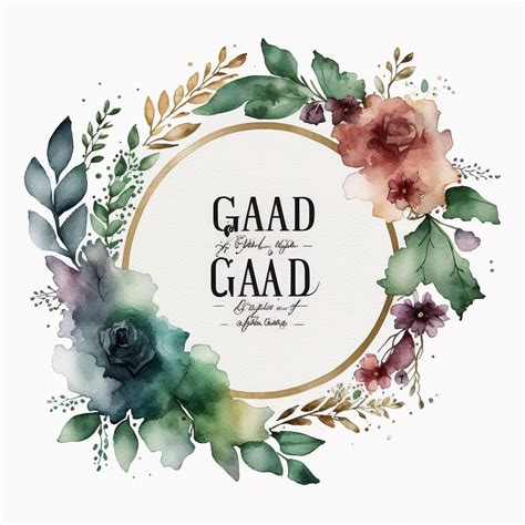 Grad Frame Watercolor Clipart White Background No Caption Clip Art